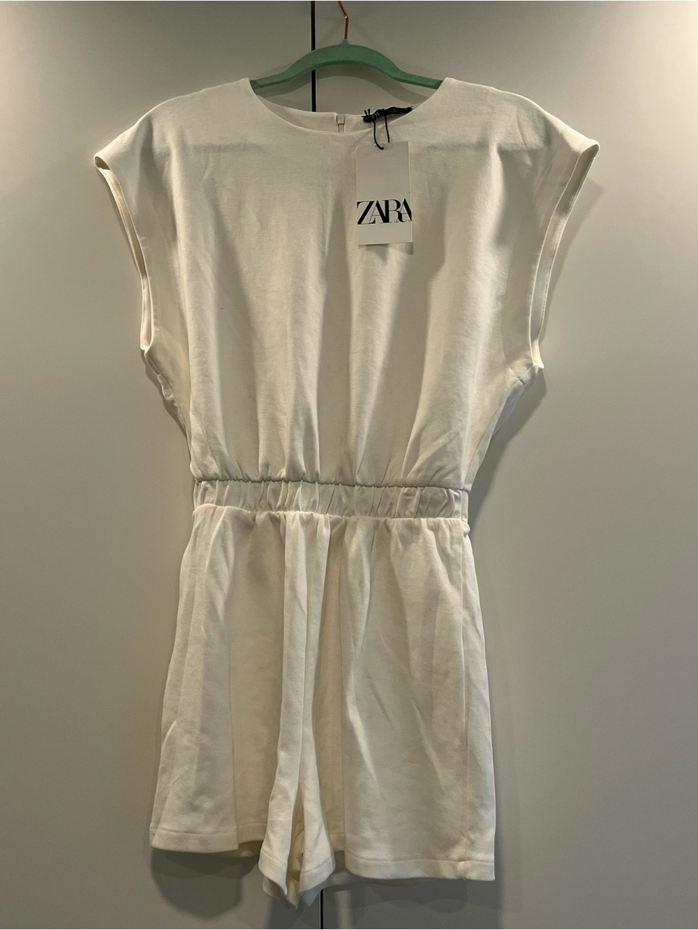 Zara White Cream romper